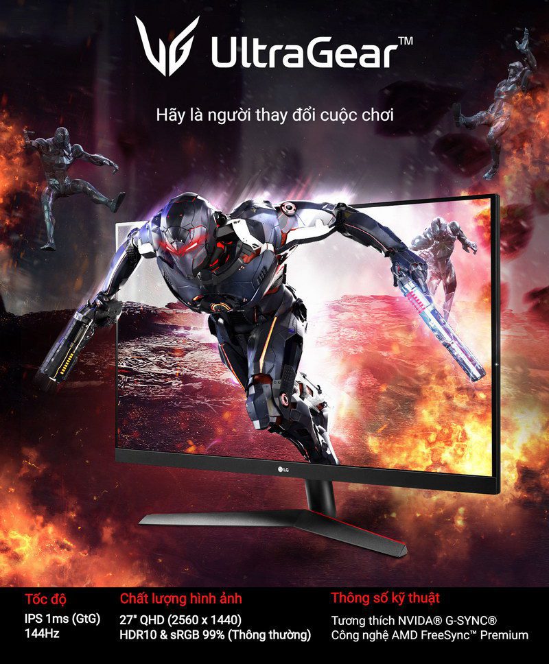 LG UltraGear 27GN800 B Gaming Monitor Details 1