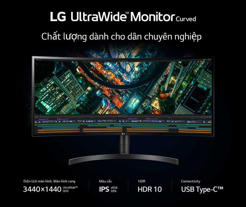 LG UltraWide 34WN80C B Curved Monitor Details 1