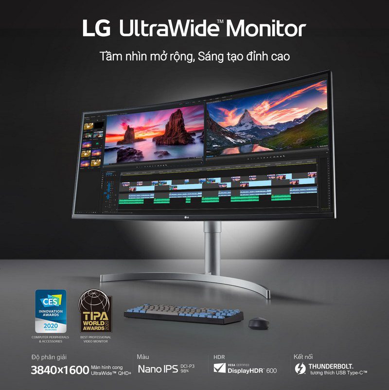 LG UltraWide 38WN95C W Curved Monitor Details 1