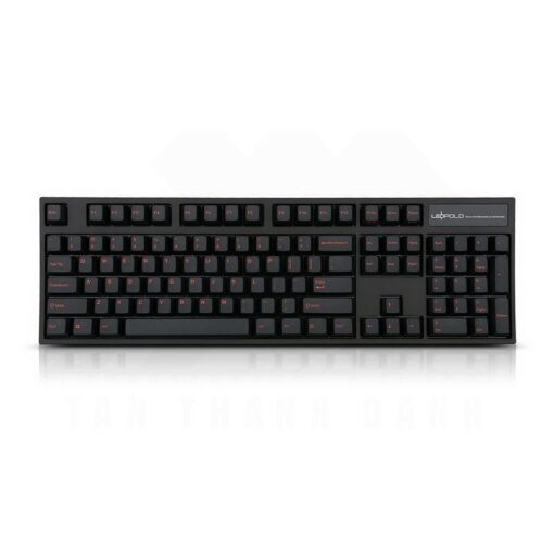 Leopold FC900R PD Black Navy Red Font Keyboard 1