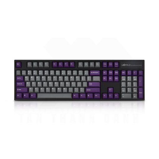 Leopold FC900R PD Purple and Gray Keyboard 1