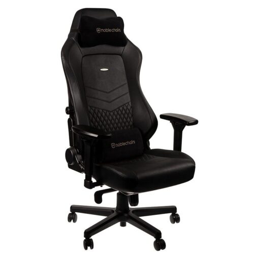 Noblechairs HERO Series Gaming Chair – Black Real Leather
