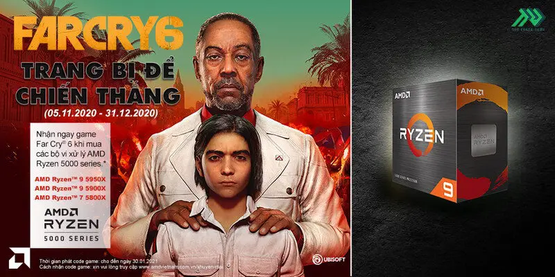 TTD Promotion 2011 BuildPCDungCPUAMDTangFarCry6 WebBanner