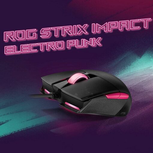 ASUS ROG Strix Impact II Electro Punk Gaming Mouse 2
