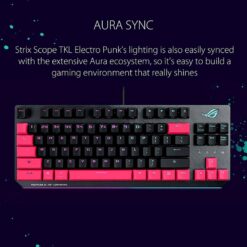 ASUS ROG Strix Scope TKL Electro Punk Gaming Keyboard 4