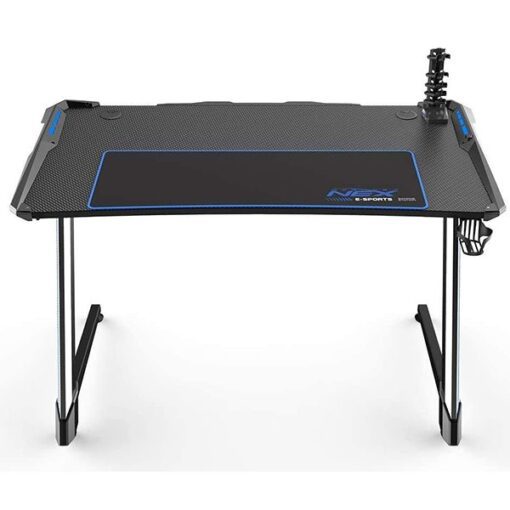 DXRacer NEX Computer Gaming Desk – Black Blue 5