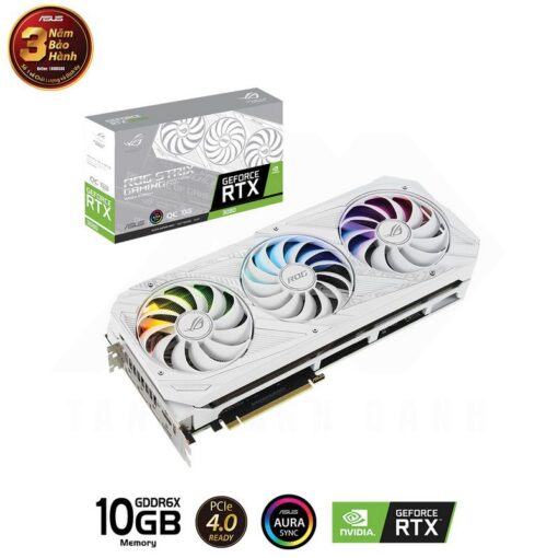 ASUS ROG Strix Geforce RTX 3080 OC WHITE Edition 10G Gaming Graphics Card 1
