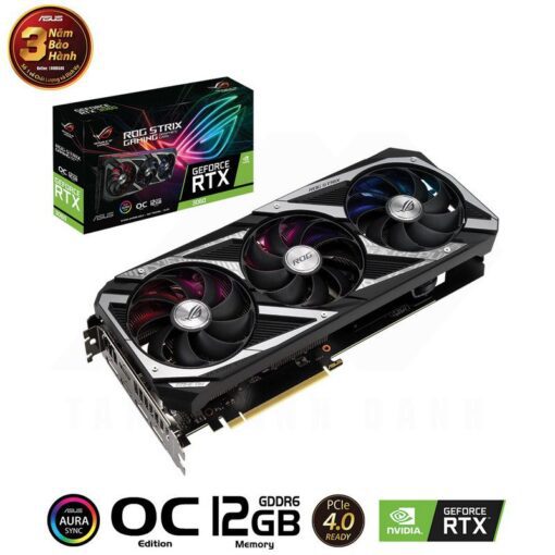 ASUS ROG Strix Geforce RTX 3060 OC Edition 12G Graphics Card 1