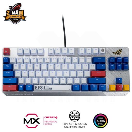 ASUS ROG Strix Scope TKL GUNDAM EDITION Gaming Keyboard 1