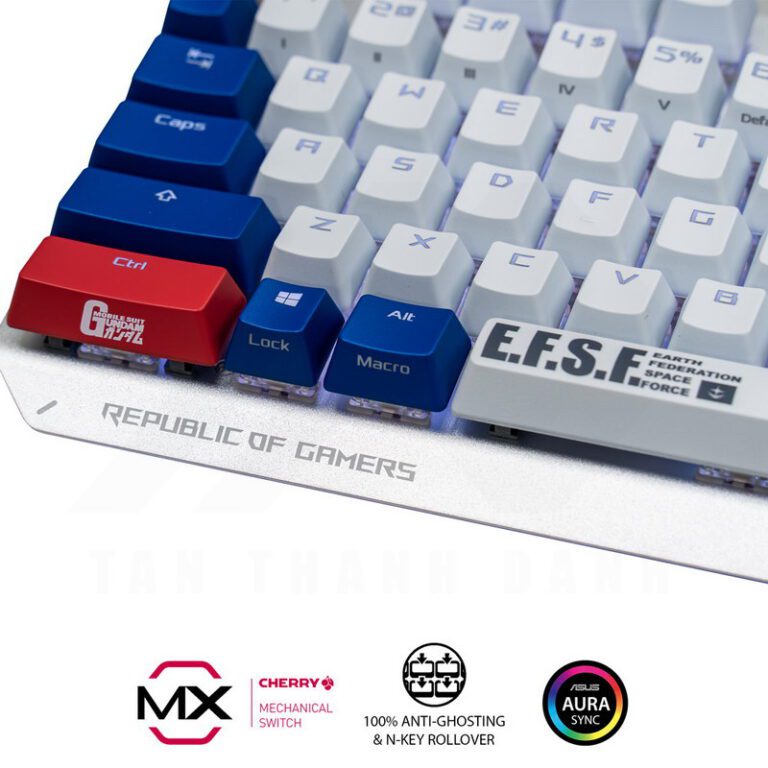 ASUS ROG Strix Scope TKL GUNDAM EDITION Gaming Keyboard – Cherry MX