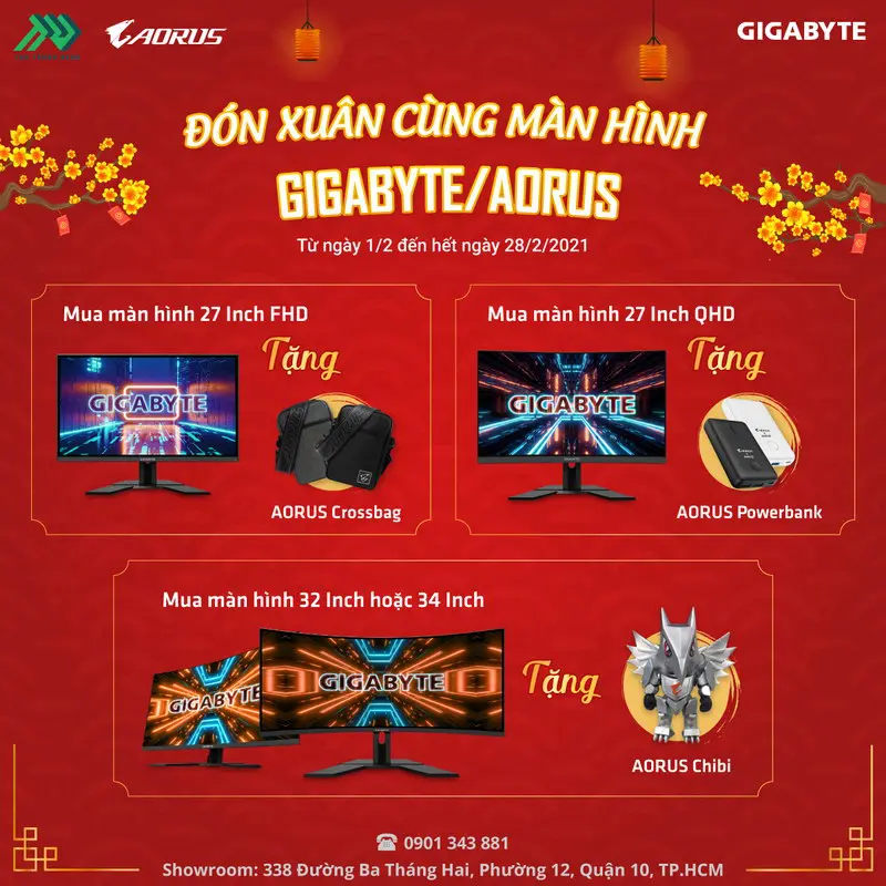 TTD Promotion 202102 KhuyenMaiManHinhAorusGigabyteTet Details