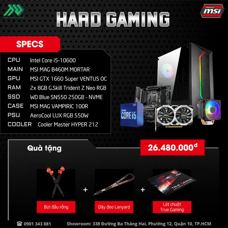 MSI Hard Gaming PC Specs v2
