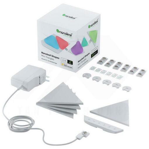 Nanoleaf Shapes Smarter Kit – 5 Light Mini Triangles 1