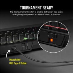 CORSAIR K70 RGB TKL Champion Series Gaming Keyboard 3