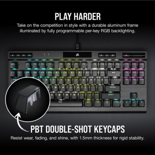 CORSAIR K70 RGB TKL Champion Series Gaming Keyboard 5