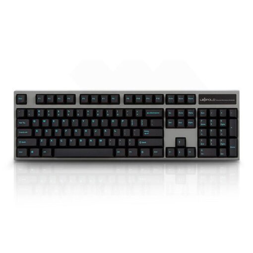 Leopold FC900R PD Charcoal BlueFont Keyboard 1