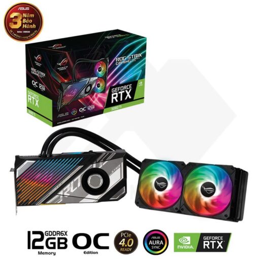 ASUS ROG Strix LC Geforce RTX 3080 Ti OC Edition 12G Watercooled Gaming Graphics Card 1