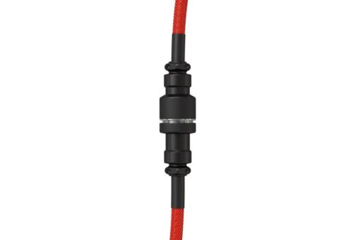 Glorious Artisan Coiled Keyboard Cable – Crimson Red USB C 4