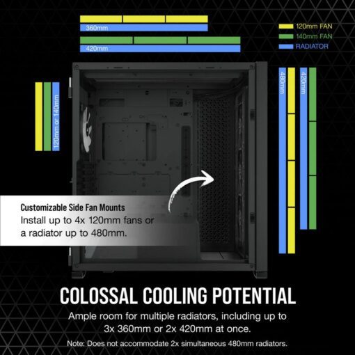 CORSAIR iCUE 7000X RGB Smart Case Black 4