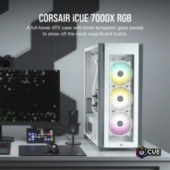 CORSAIR iCUE 7000X RGB Smart Case White 2