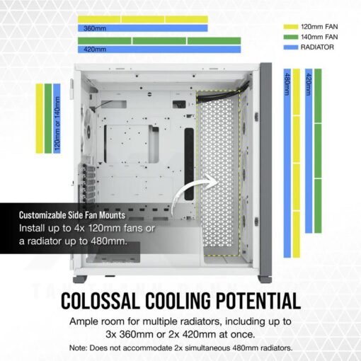 CORSAIR iCUE 7000X RGB Smart Case White 4