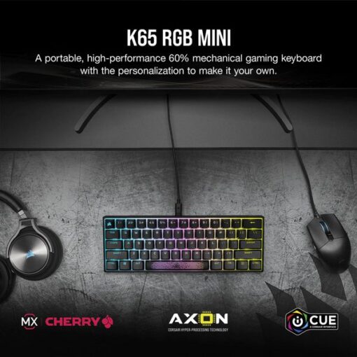 CORSAIR K65 RGB MINI Gaming Keyboard 2