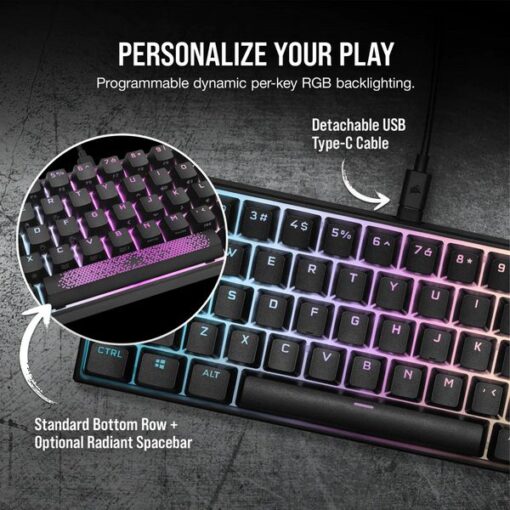 CORSAIR K65 RGB MINI Gaming Keyboard 5