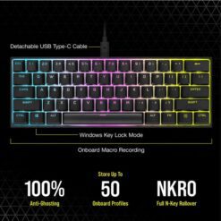 CORSAIR K65 RGB MINI Gaming Keyboard 6