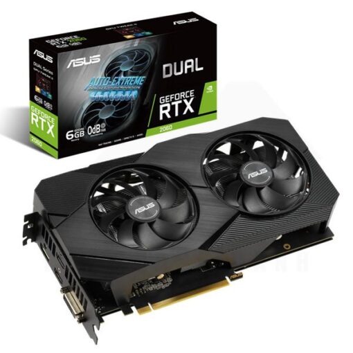 ASUS Dual GeForce RTX 2060 EVO 6G GDDR6 Graphics Card