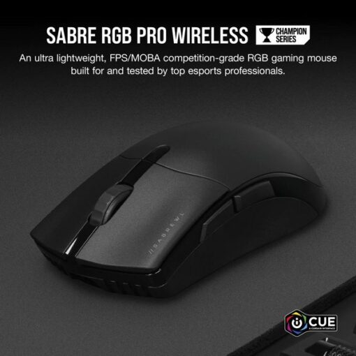 CORSAIR SABRE RGB PRO Wireless Gaming Mouse Black 2