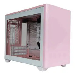 Cooler Master MasterBox NR200P Color Case - Flamingo Pink, SFF, Tempered Glass