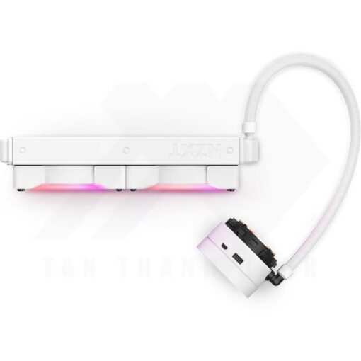 NZXT Kraken X63 RGB Liquid Cooler - Matte White, 280mm Radiator, Dual RGB Fan