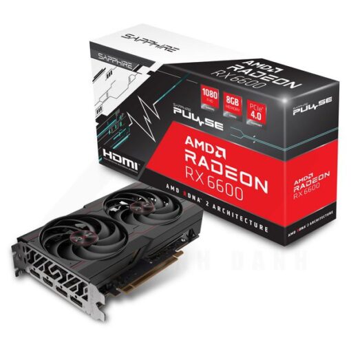 SAPPHIRE PULSE Radeon RX 6600 8GB GDDR6 Graphics Card 1