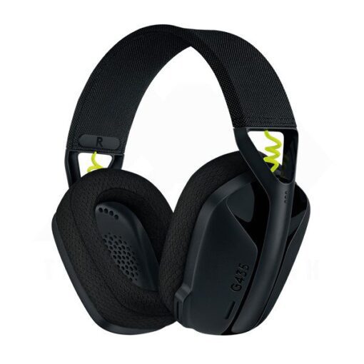 Logitech G435 LIGHTSPEED Wireless RGB Gaming Headset Black Neon Yellow 1