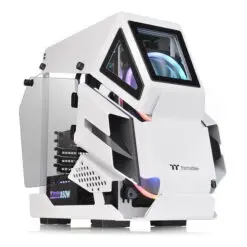 Thermaltake AHT200 TG Snow Edition Case - White, 2x Tempered Glass