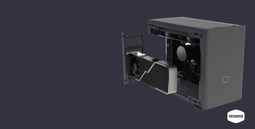 Cooler Master MasterBox NR200P Max Case - Black Grey, SFF, 850W Gold PSU, 280mm AIO Water Cooling, Tempered Glass 14 smart 1