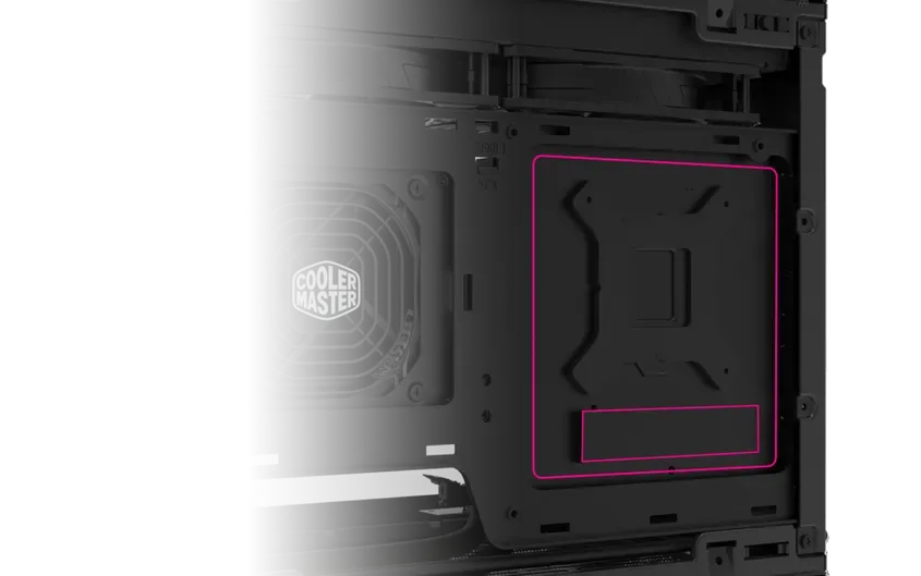 Cooler Master MasterBox NR200P Max Case - Black Grey, SFF, 850W Gold PSU, 280mm AIO Water Cooling, Tempered Glass 24 smart 2