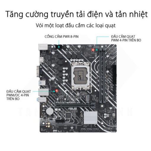 ASUS PRIME H610M K D4 Mainboard 3