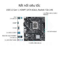 ASUS PRIME H610M K D4 Mainboard 5