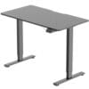 WARRIOR Paladin Series WGT604 Black - Electric Height Adjustable Standing Desk