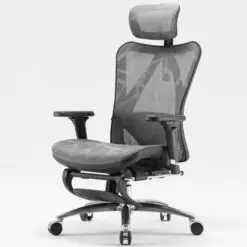 SIHOO M57B Ergonomic Office Chair - Gray, With Footrest