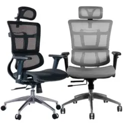 NOVA Ergonomic Office Chair - Black/Grey