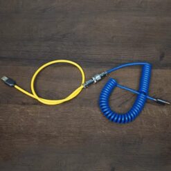 cable type c custom blue yellow