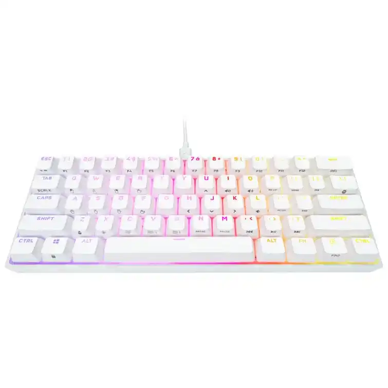 CORSAIR K65 RGB MINI 60% Gaming Keyboard - White
