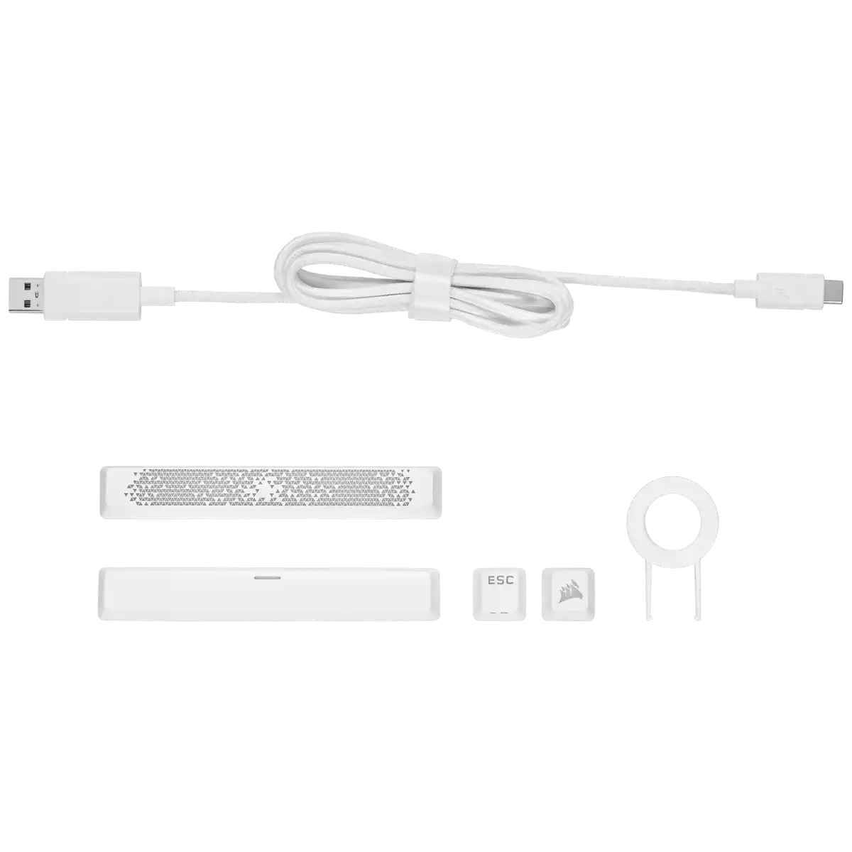 CORSAIR K65 RGB MINI 60% Gaming Keyboard - White