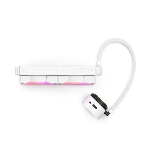 NZXT Kraken Z63 RGB White Liquid Cooler - 280mm Radiator With LCD Display