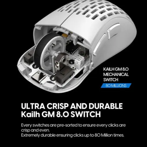 Pulsar Xlite Wireless v2 Extremely Light Weight Gaming Mouse - Wireless 2.4GHz, USB-C, 59g