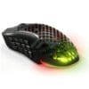 SteelSeries Aerox 9 Wireless Ultra Lightweight Gaming Mouse - Onyx, RGB, Honeycomb Shell, 2.4GHz, Bluetooth 5.0