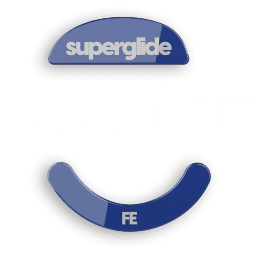 Glass Skates for Xlite Wireless blue