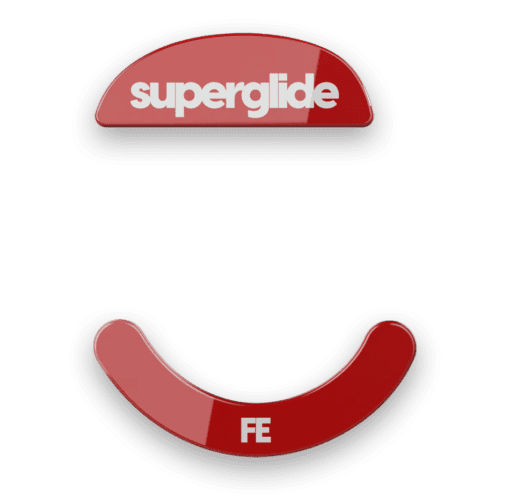 Glass Skates for Xlite Wireless red